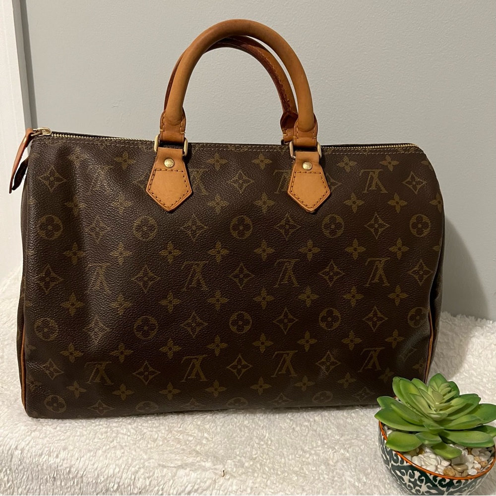 LV Speedy 35 Vintage Monogram Handbag